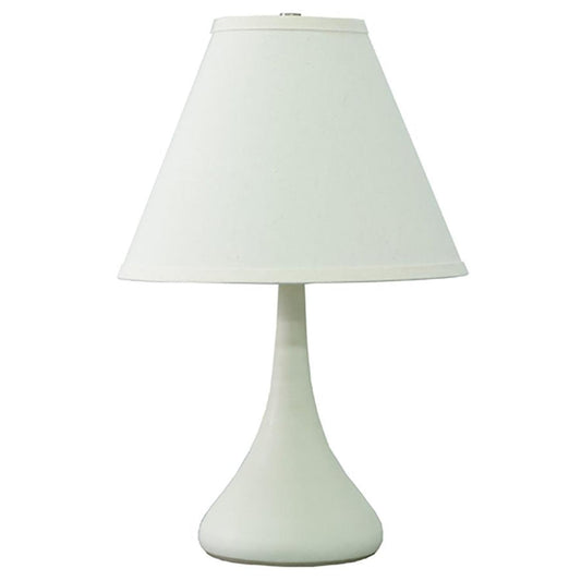 Scatchard Stoneware Table Lamp - GS802-WM - White Matte by House of Troy