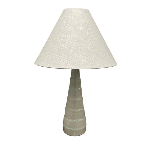 Scatchard Stoneware Table Lamp - GS825-GG - Gray Gloss by House of Troy