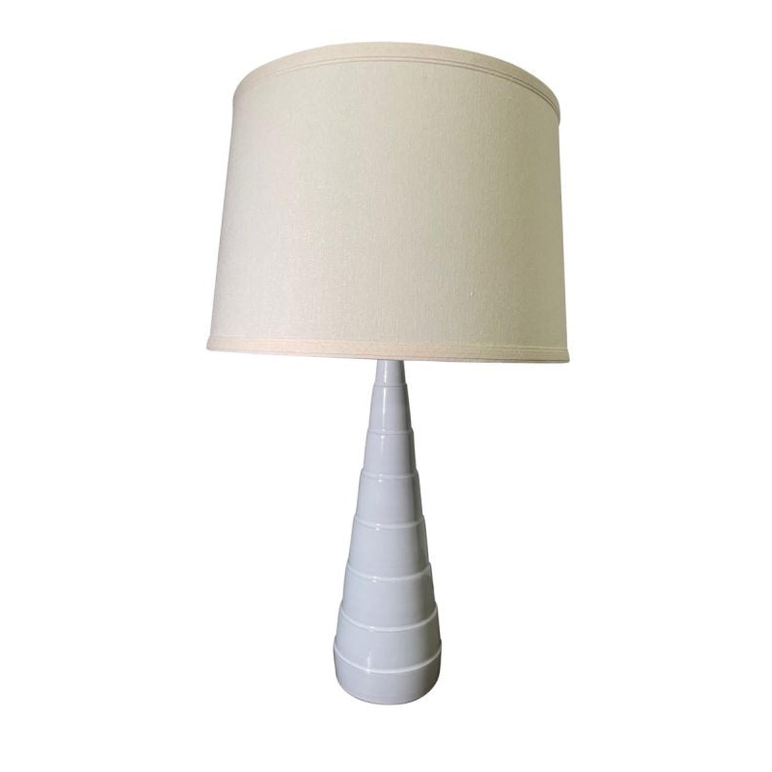 Scatchard Stoneware Table Lamp - GS826-WM - White Matte by House of Troy