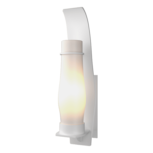 Sea Coast Large Outdoor Sconce - White - Opal Glass by Hubbardton Forge