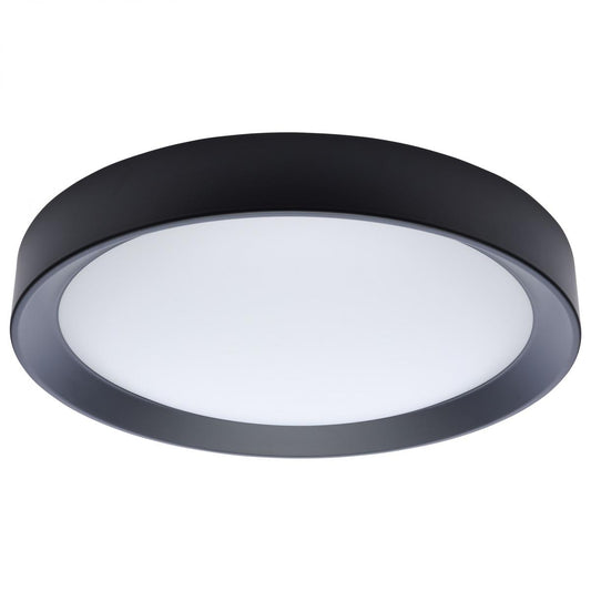 Selene - 17 Inch LED Flush Mount - CCT Selectable - Black Finish - Satco 62-1698