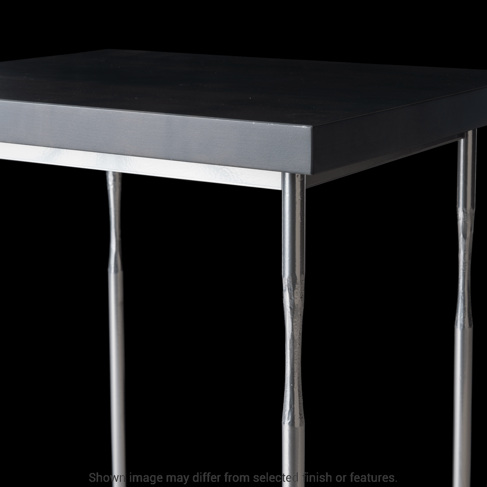 Senza Wood Top Side Table - White - Maple Natural Wood Top Accent by Hubbardton Forge