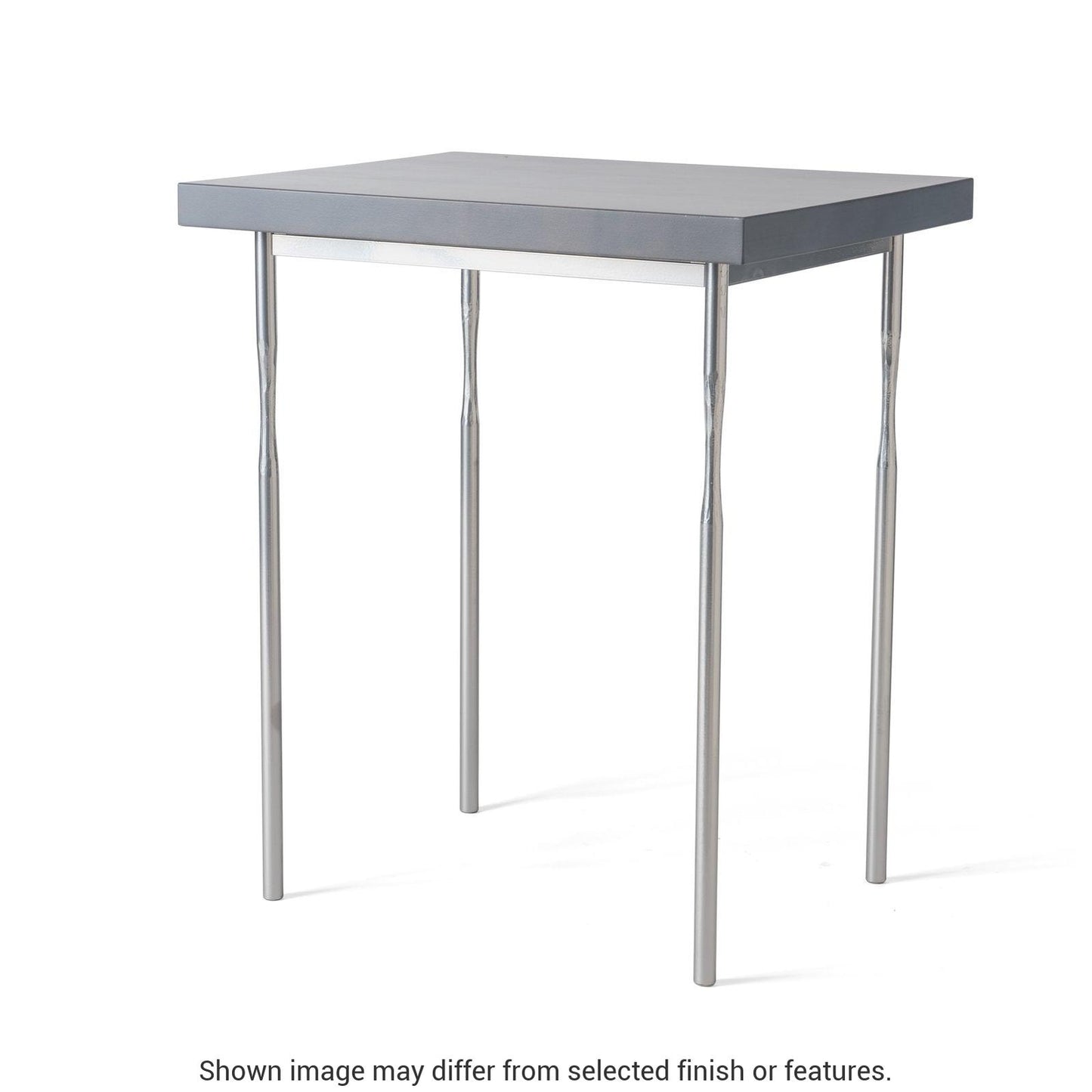 Senza Wood Top Side Table - White - Maple Natural Wood Top Accent by Hubbardton Forge