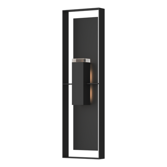 Shadow Box Extra Tall Sconce - Coastal Black - Coastal Black Accent by Hubbardton Forge