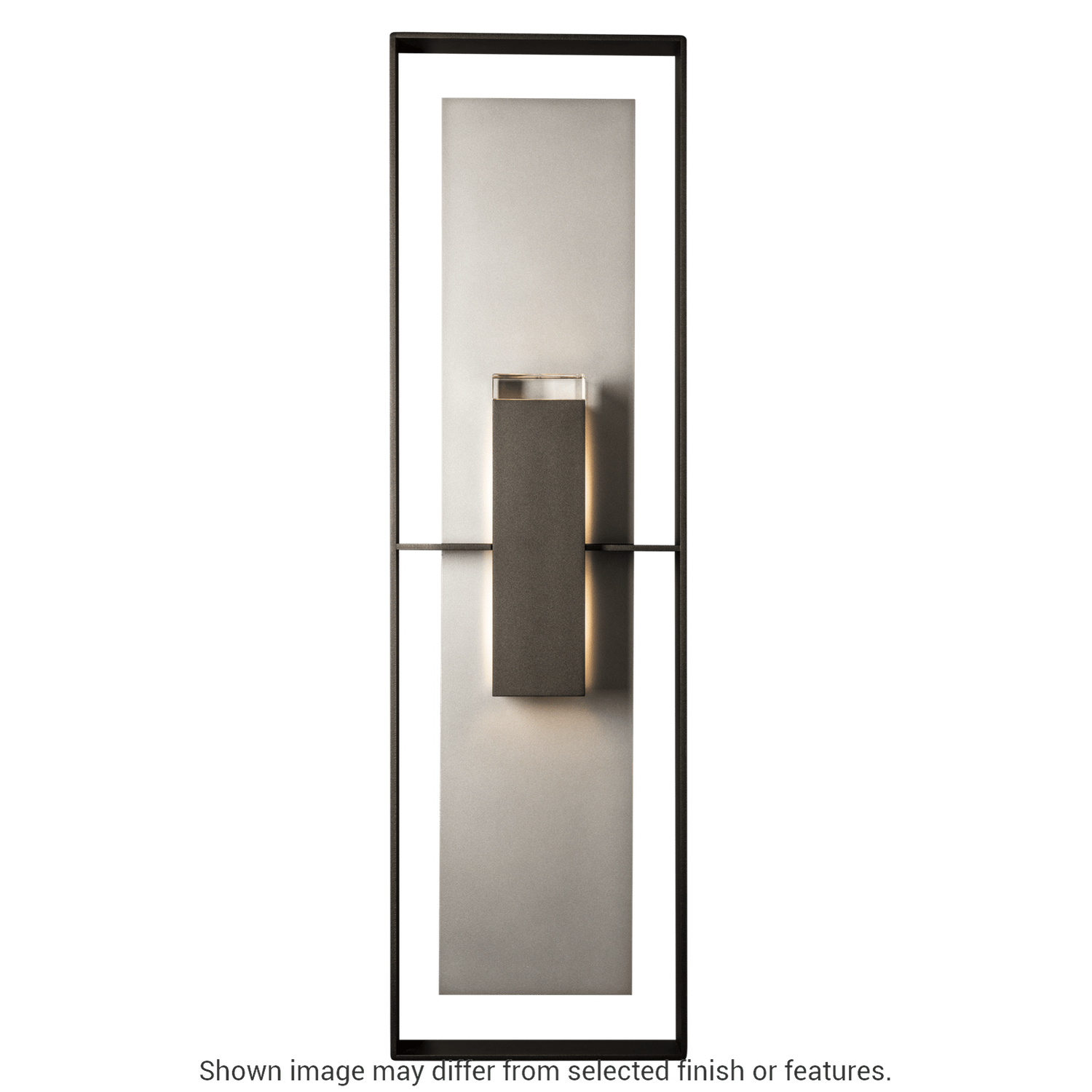 Shadow Box Extra Tall Sconce - White - White Accent by Hubbardton Forge