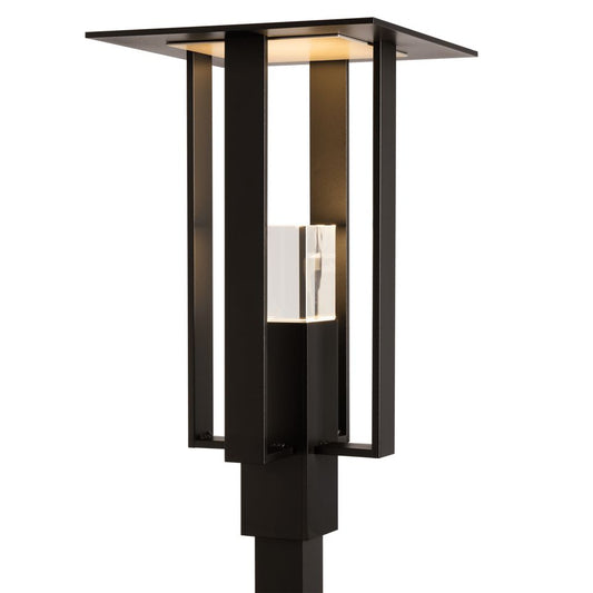 Shadow Box Outdoor Post Light - Coastal Black by Hubbardton Forge