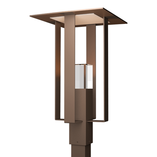 Shadow Box Outdoor Post Light - Coastal Bronze by Hubbardton Forge