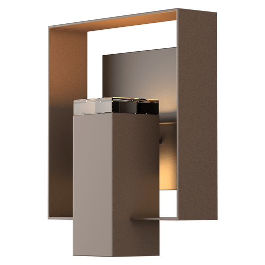Shadow Box Outdoor Sconce - Coastal Bronze - Coastal Black Accent by Hubbardton Forge