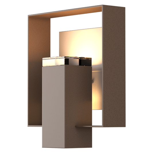 Shadow Box Outdoor Sconce - Coastal Bronze - Coastal Burnished Steel Accent by Hubbardton Forge