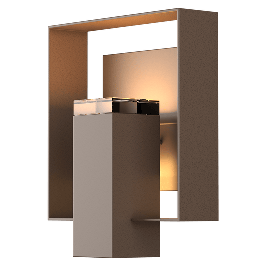 Shadow Box Outdoor Sconce - Coastal Bronze - Coastal Dark Smoke Accent by Hubbardton Forge