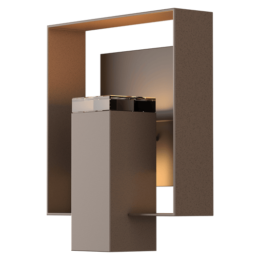 Shadow Box Outdoor Sconce - Coastal Bronze - Oil Rubbed Bronze Accent by Hubbardton Forge