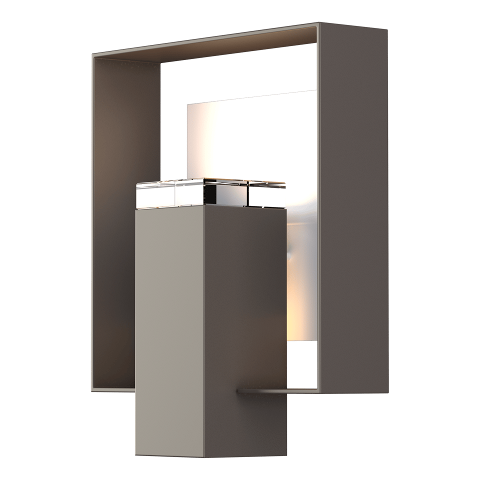 Shadow Box Sconce Shadow Box Outdoor Sconce - Coastal Dark Smoke - White Accent by ...