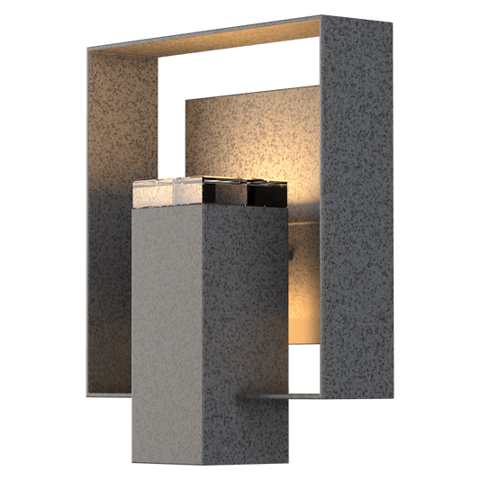 Shadow Box Outdoor Sconce - Natural Iron - Natural Iron Accent by Hubbardton Forge