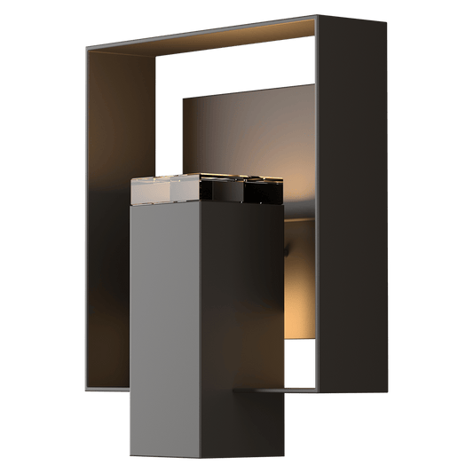 Shadow Box Outdoor Sconce - Oil Rubbed Bronze - Coastal Black Accent by Hubbardton Forge