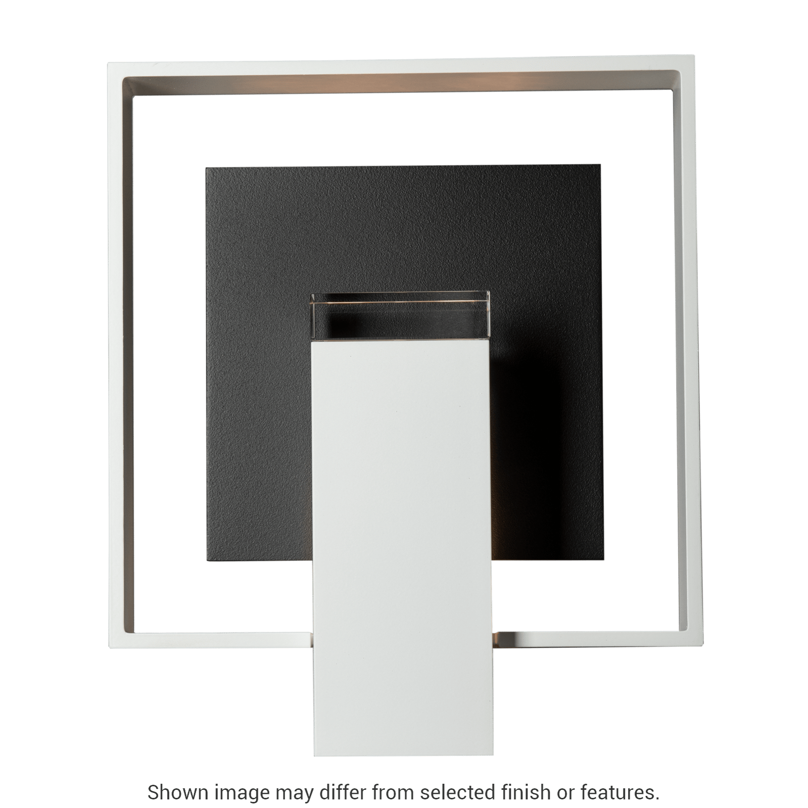 Shadow Box Outdoor Sconce - Oil Rubbed Bronze - Natural Iron Accent by Hubbardton Forge