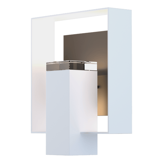 Shadow Box Outdoor Sconce - White - Oil Rubbed Bronze Accent by Hubbardton Forge