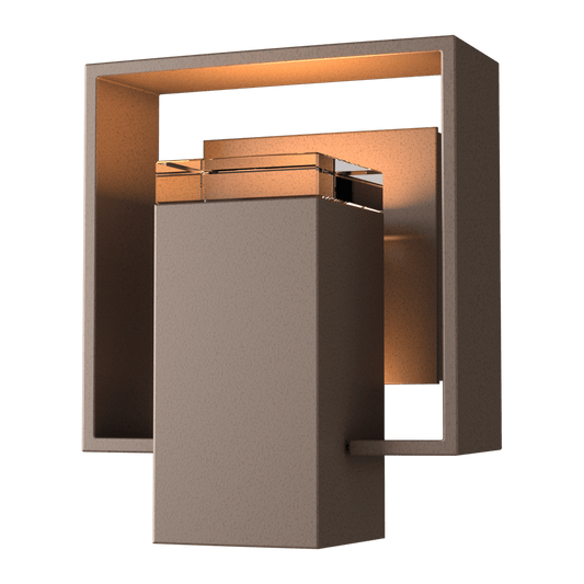 Shadow Box Small Outdoor Sconce - Coastal Bronze - Coastal Bronze Accent by Hubbardton Forge