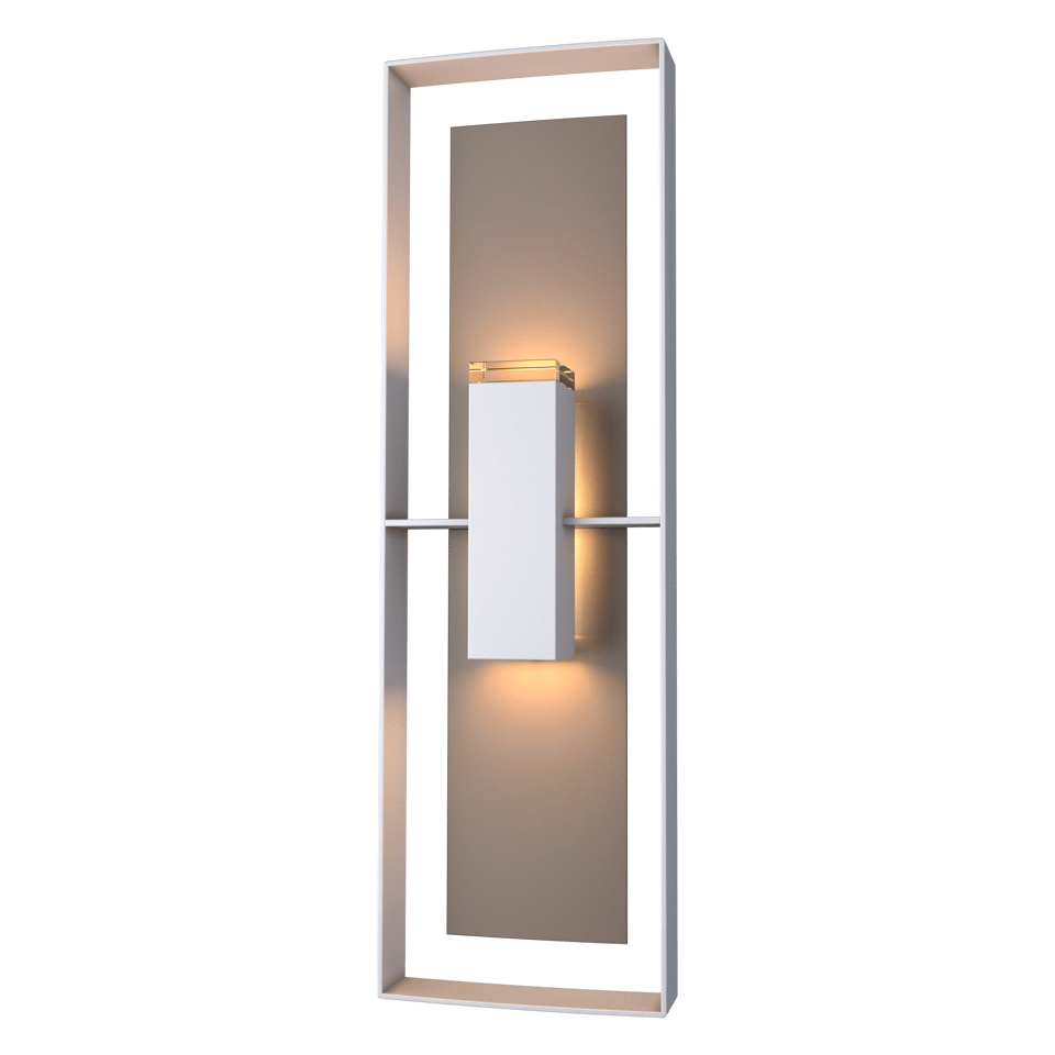 Shadow Box Sconce Shadow Box Tall Outdoor Sconce - Coastal Burnished Steel - Coastal Dar ...
