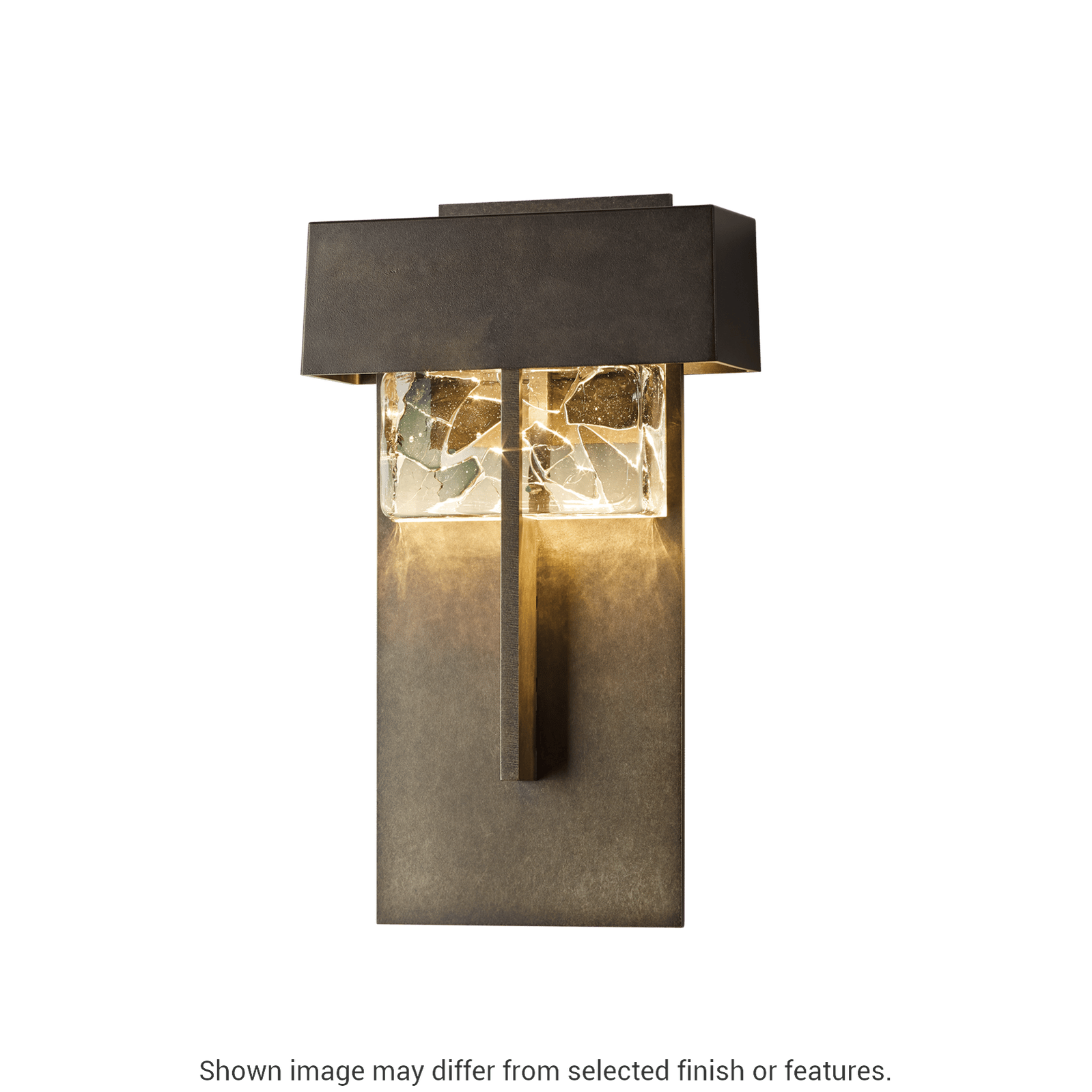 Shard Large LED Outdoor Sconce - White by Hubbardton Forge