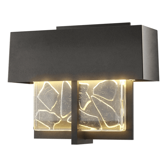 Shard Small LED Outdoor Sconce - Coastal Black by Hubbardton Forge