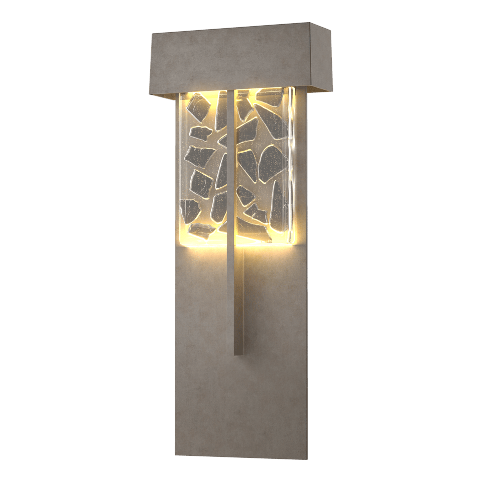 Shard XL Outdoor Sconce - Coastal Burnished Steel by Hubbardton Forge