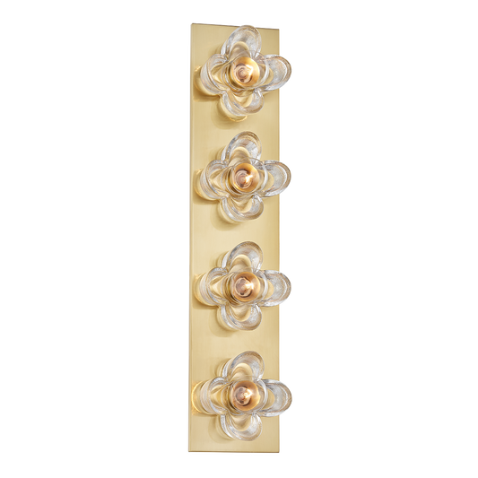 Shea Vanity Light - 4-Light - Aged Brass - Mitzi H410304-AGB