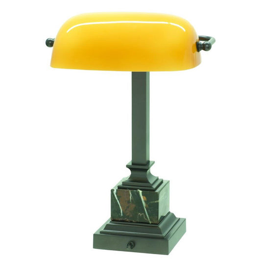 Shelburne Bankers Desk Lamp - DSK430-MB - Mahogany Bronze by House of Troy