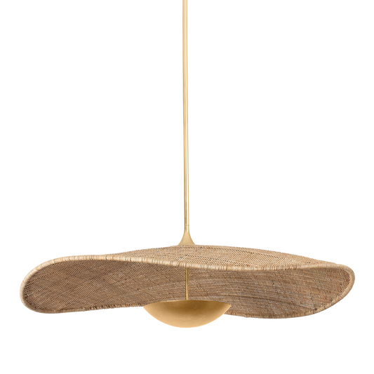 Shiloh Large Pendant - Vintage Gold Leaf by Hudson Valley Lighting
