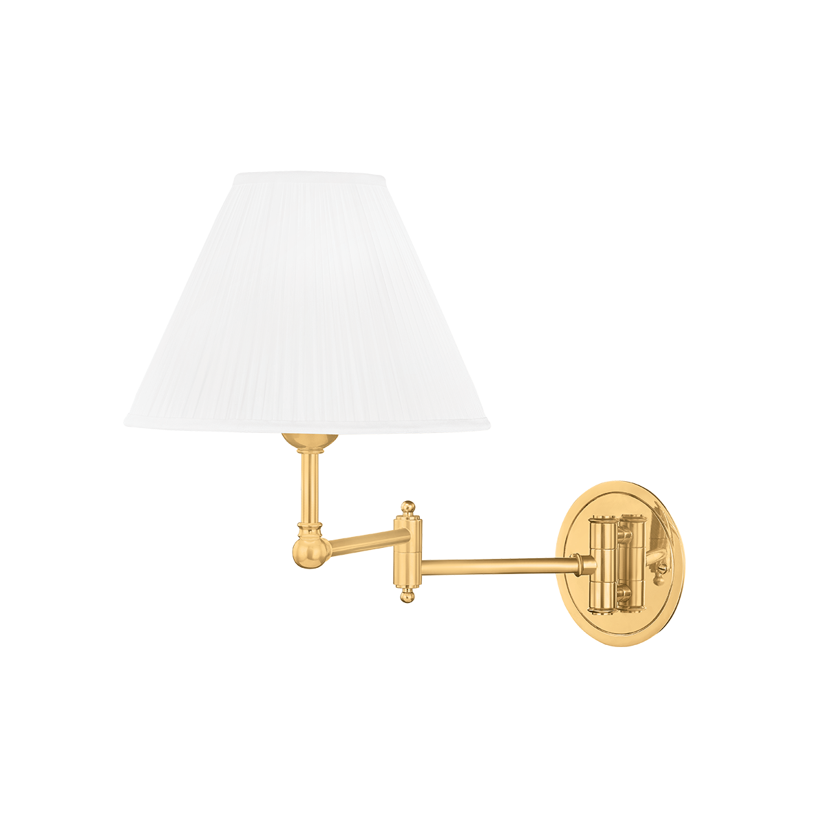 Signature No.1 Medium Wall Sconce - Aged Brass by Hudson Valley Lighting