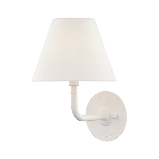 Signature No.1 Small Wall Sconce - White by Hudson Valley Lighting