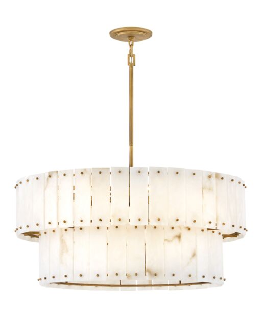 Simone Medium Drum Chandelier by Fredrick Ramond