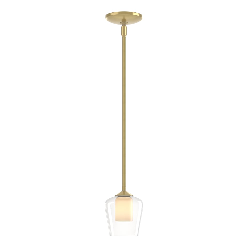 Simple Mini Pendant - Modern Brass by Hubbardton Forge