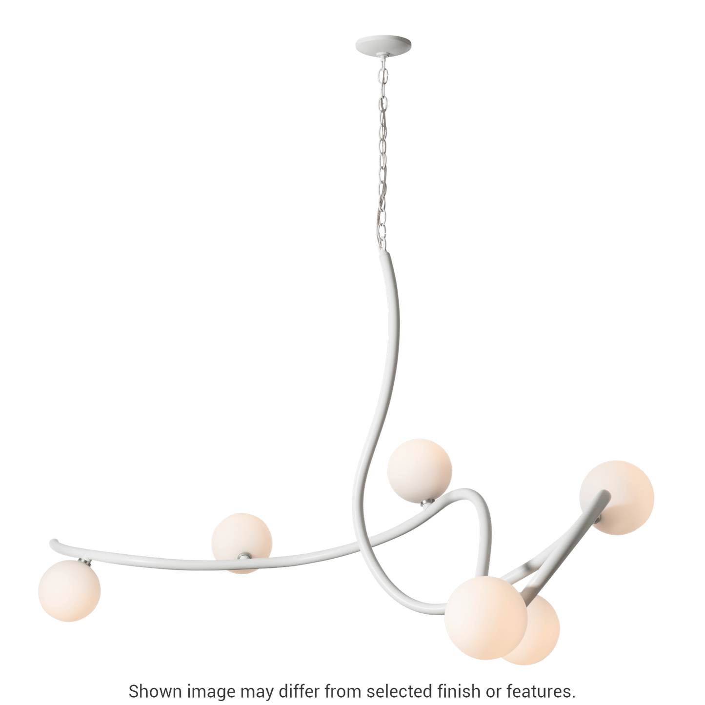 Slide Xl 6-Light Pendant - Vintage Platinum by Hubbardton Forge