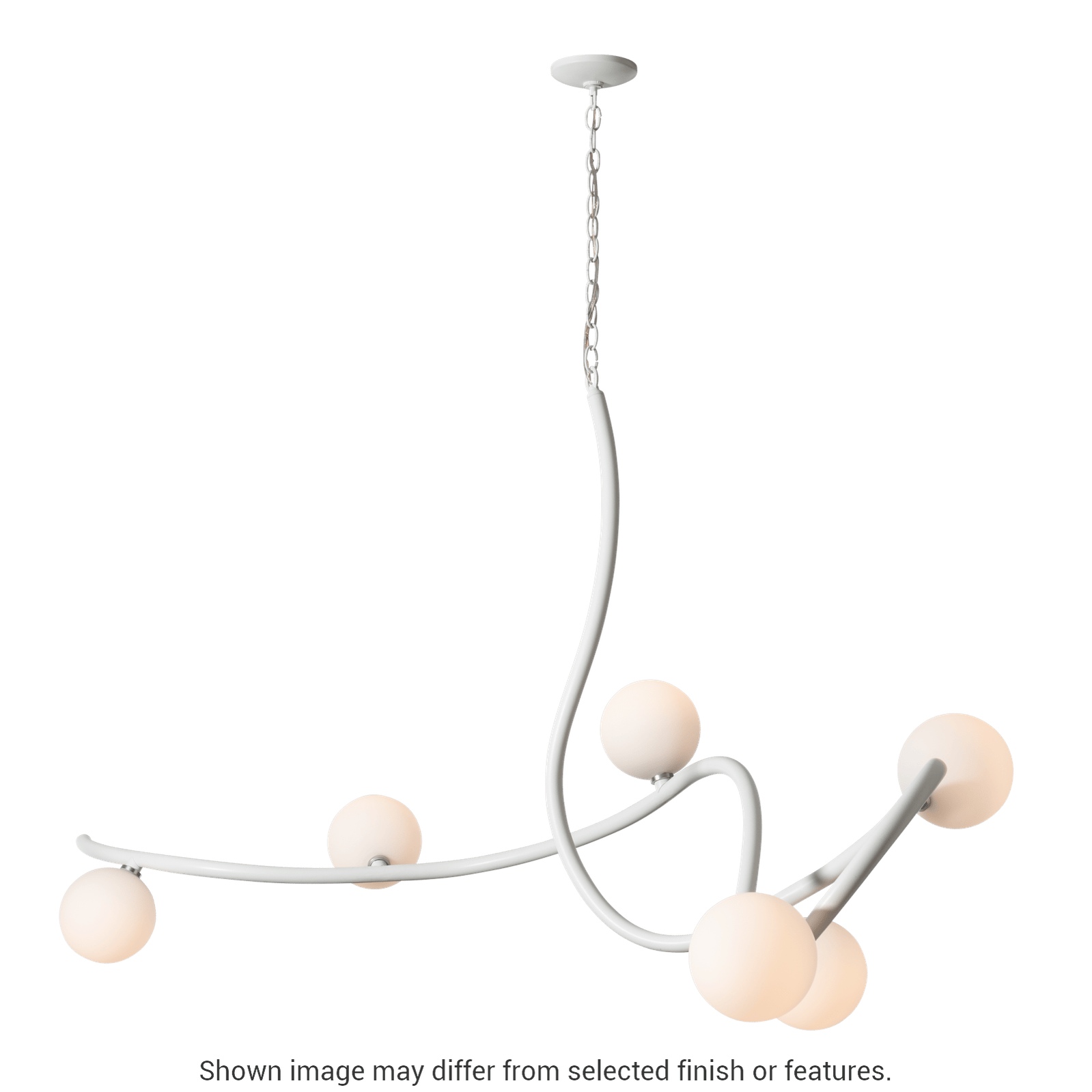 Slide Xl 6-Light Pendant - Vintage Platinum by Hubbardton Forge