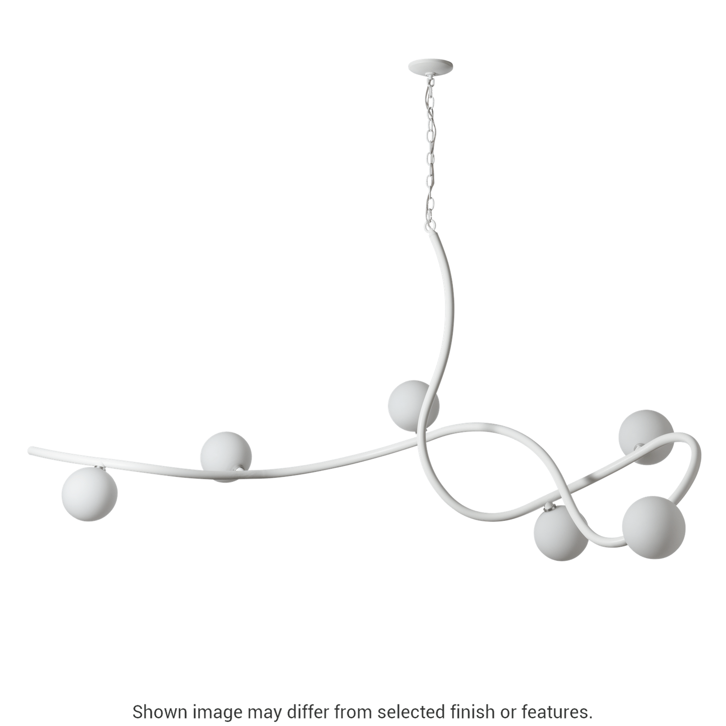 Slide Xl 6-Light Pendant - Vintage Platinum by Hubbardton Forge