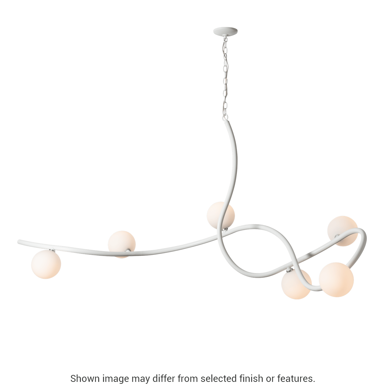 Slide Xl 6-Light Pendant - Vintage Platinum by Hubbardton Forge