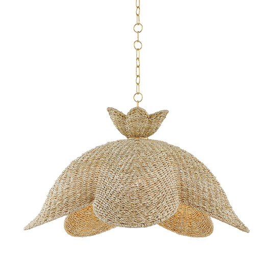 Solie Large Pendant - 1-Light - Aged Brass - Mitzi H1002701L-AGB