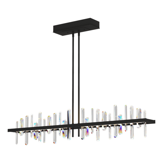 Solitude Large LED Pendant - Black by Hubbardton Forge
