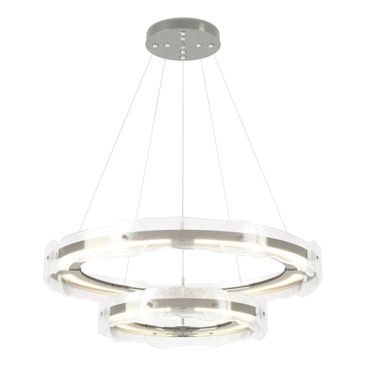 Solstice LED Tiered Pendant - Sterling by Hubbardton Forge