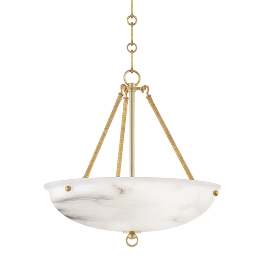 Somerset Pendant - Aged Brass by Hudson Valley Lighting