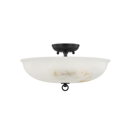 Somerset Semi Flush - Distressed Bronze by Hudson Valley Lighting