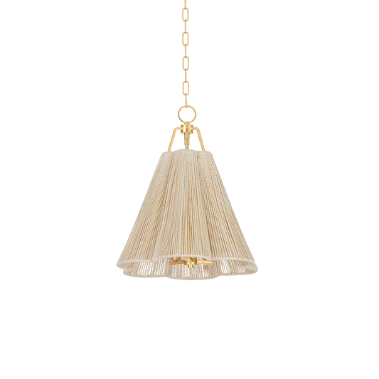 Sonoma Pendant - 3-Light - Vintage Gold Leaf - Troy Lighting F3418-VGL