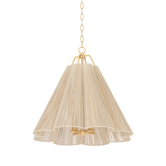 Sonoma Pendant - 4-Light - Vintage Gold Leaf - Troy Lighting F3428-VGL