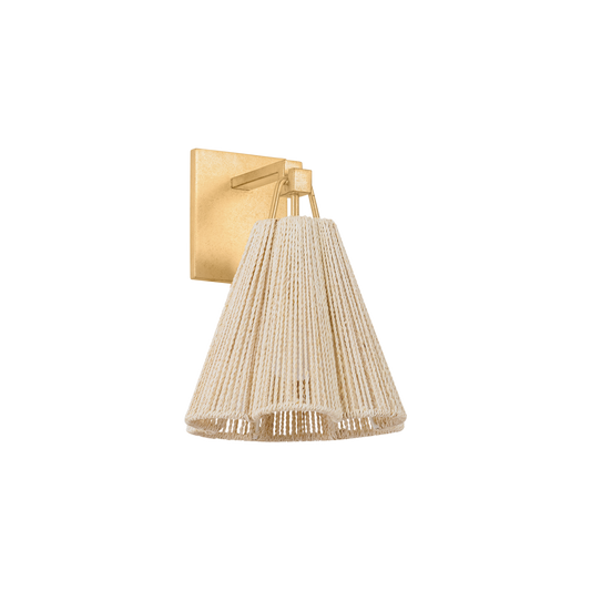 Sonoma Wall Sconce - 1-Light - Vintage Gold Leaf - Troy Lighting B3413-VGL