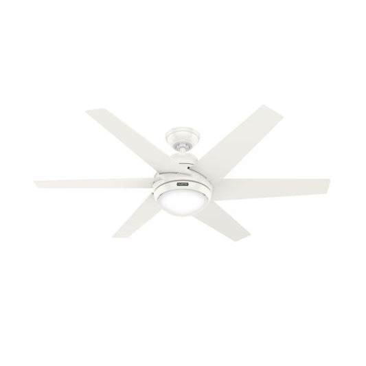 Sotto 52" LED Fan - Fresh White by Hunter