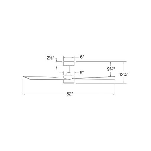 Speck 52" Smart Fan - Heritage Brass by Hinkley Lighting