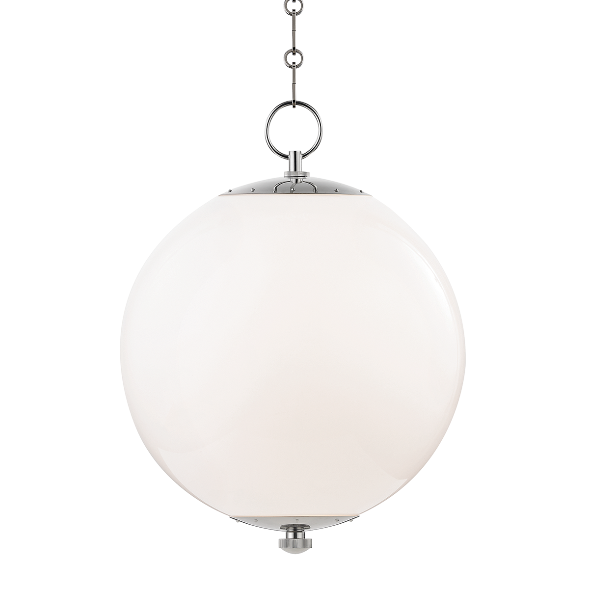 Sphere No.1 Large Pendant - Polished Nickel by Hudson Valley Lighting