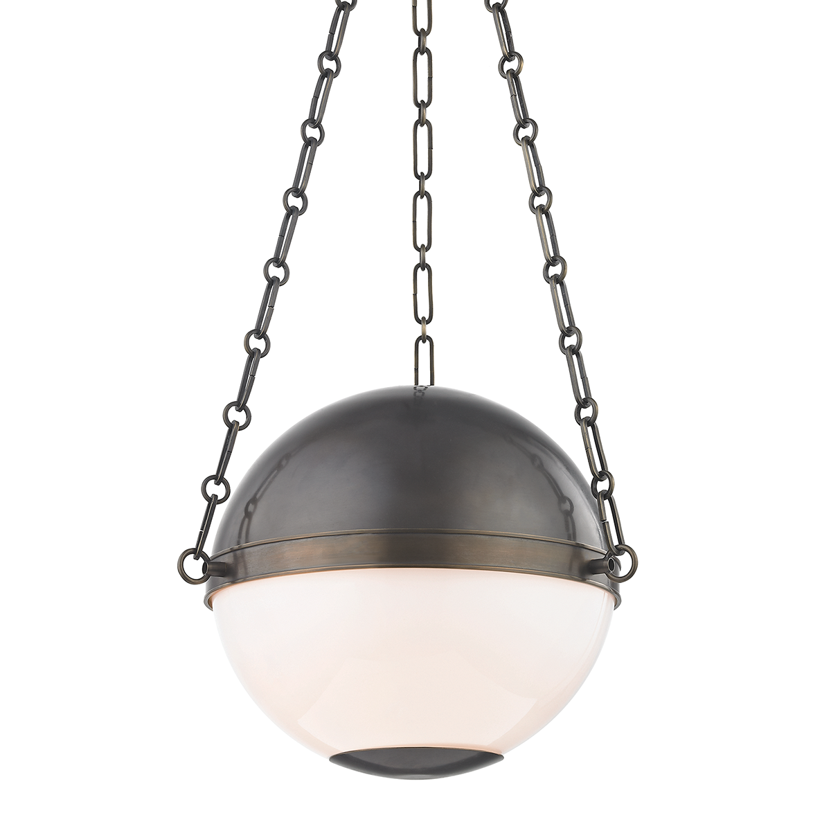Sphere No.2 Pendant - 2-Light - Distressed Bronze by Hudson Valley Lighting