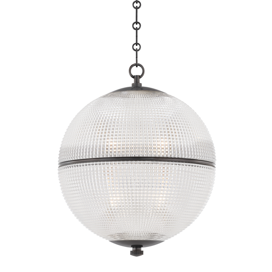 Sphere No.3 Large Pendant - Distressed Bronze by Hudson Valley Lighting