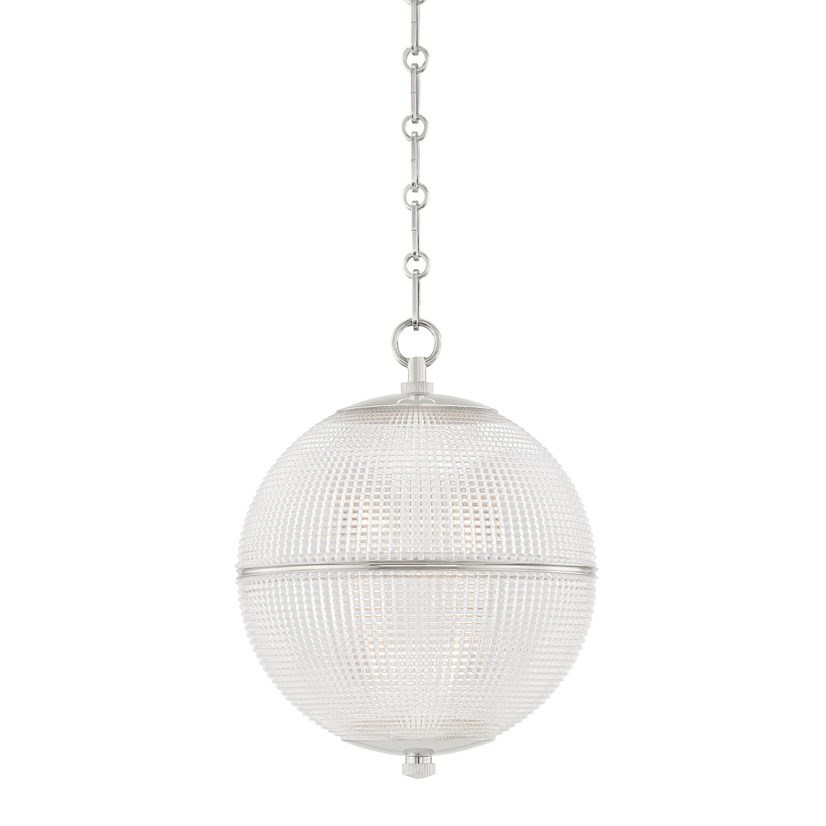 Sphere No.3 Pendant - Polished Nickel by Hudson Valley Lighting